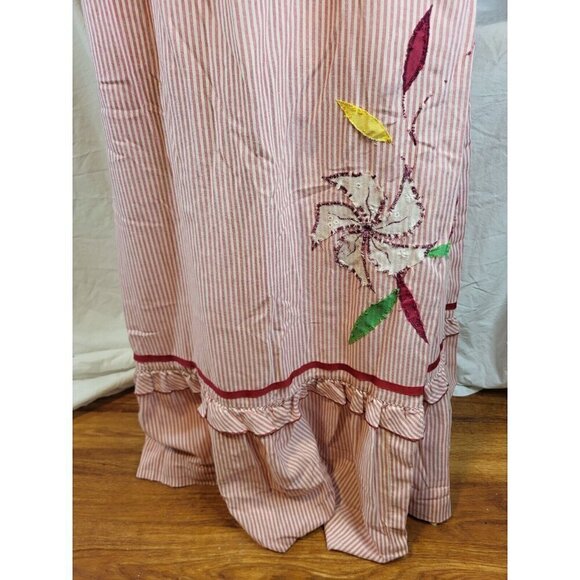 VTG  Sun Babies Liberty House Honolulu Hawaii Long Red Stripe MuuMuu  Small Size - Picture 5 of 8